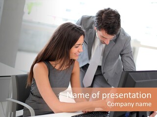 Trainee Training Business People PowerPoint Template