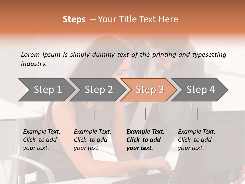 Trainee Training Business People PowerPoint Template