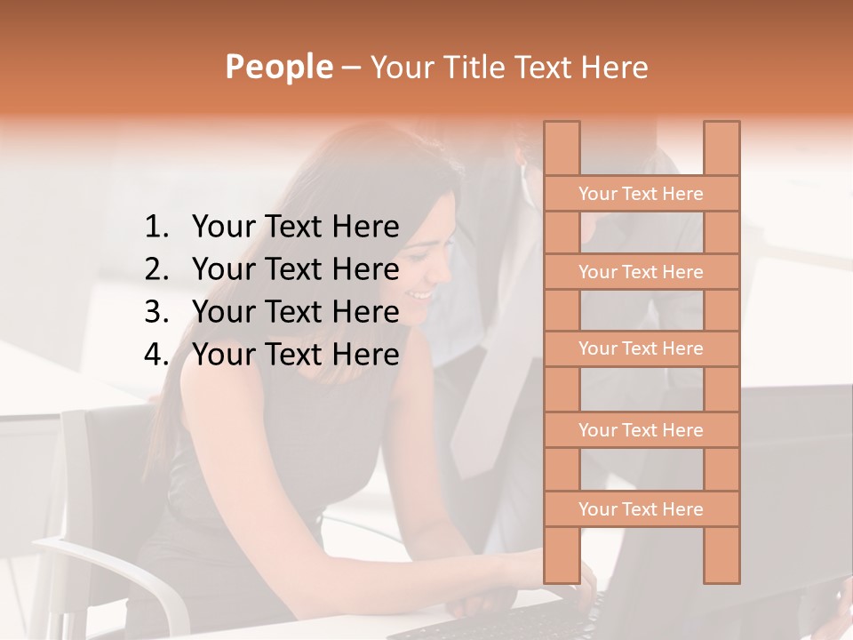 Trainee Training Business People PowerPoint Template