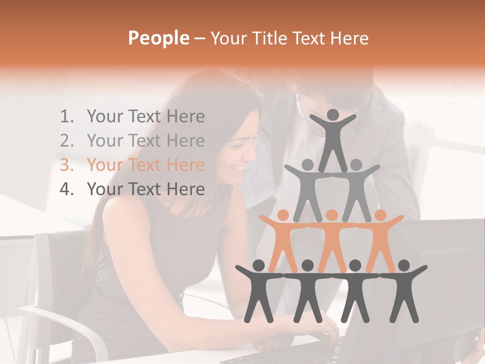 Trainee Training Business People PowerPoint Template