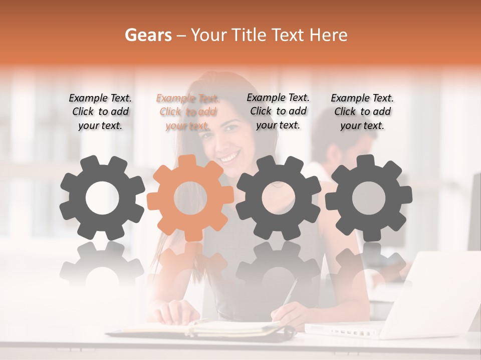 Active Cheerful Beautiful PowerPoint Template