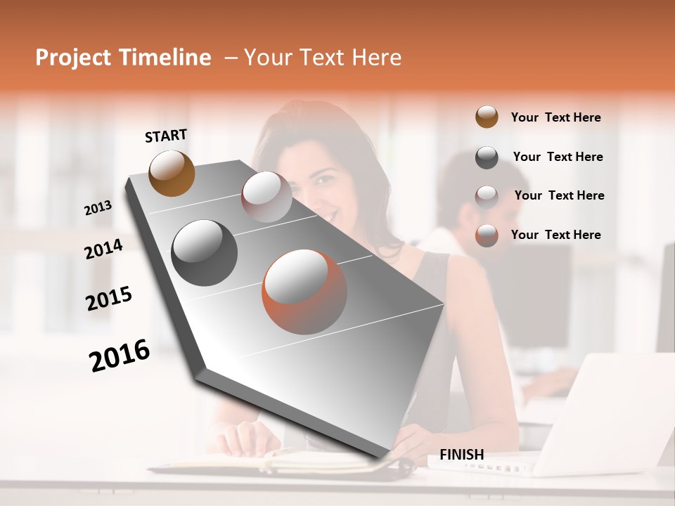 Active Cheerful Beautiful PowerPoint Template