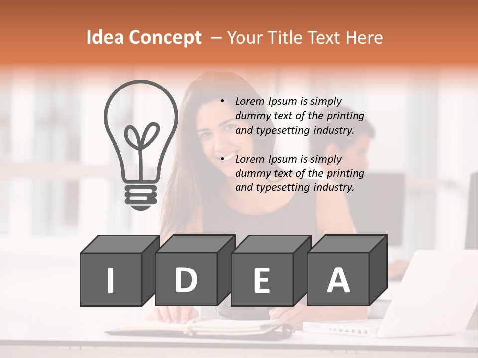 Active Cheerful Beautiful PowerPoint Template