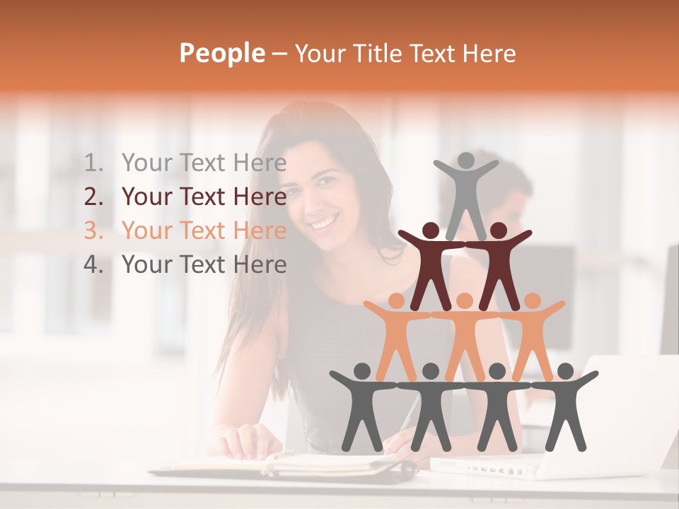 Active Cheerful Beautiful PowerPoint Template