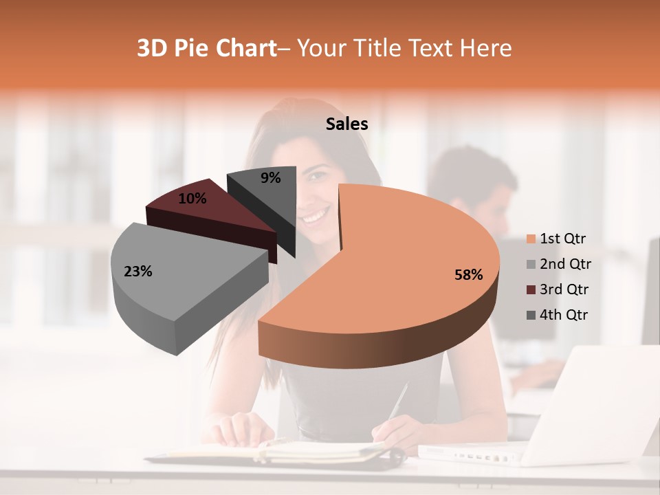 Active Cheerful Beautiful PowerPoint Template