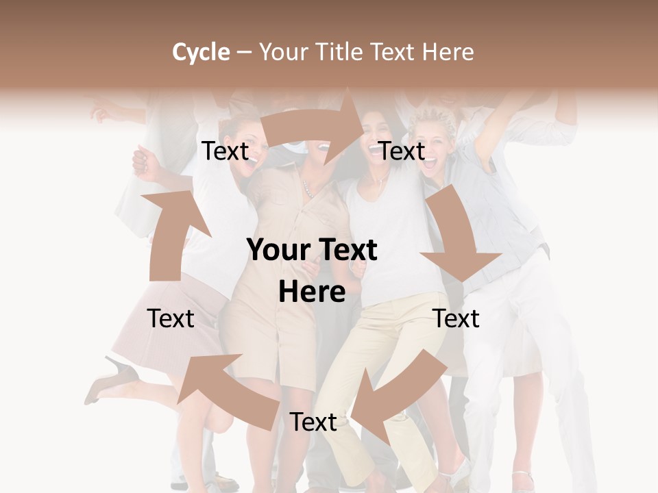 Male Hand Looking PowerPoint Template