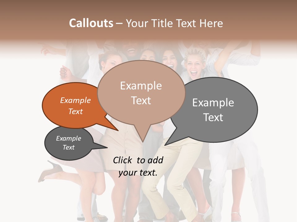 Male Hand Looking PowerPoint Template