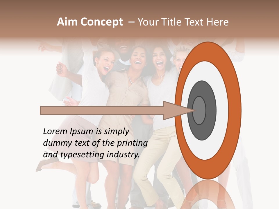 Male Hand Looking PowerPoint Template