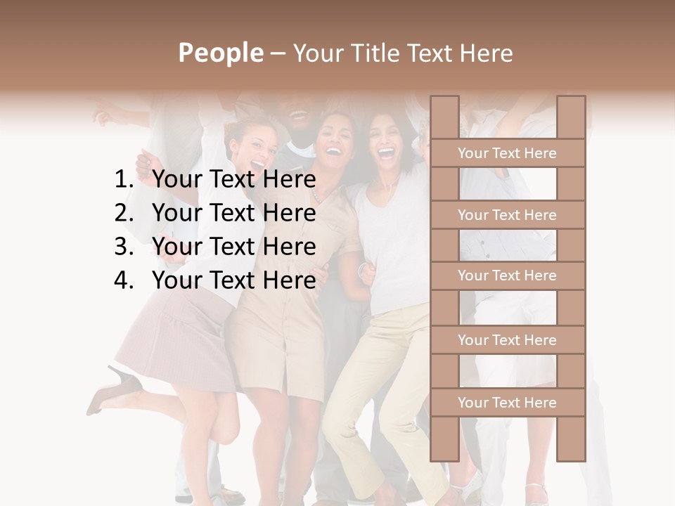 Male Hand Looking PowerPoint Template