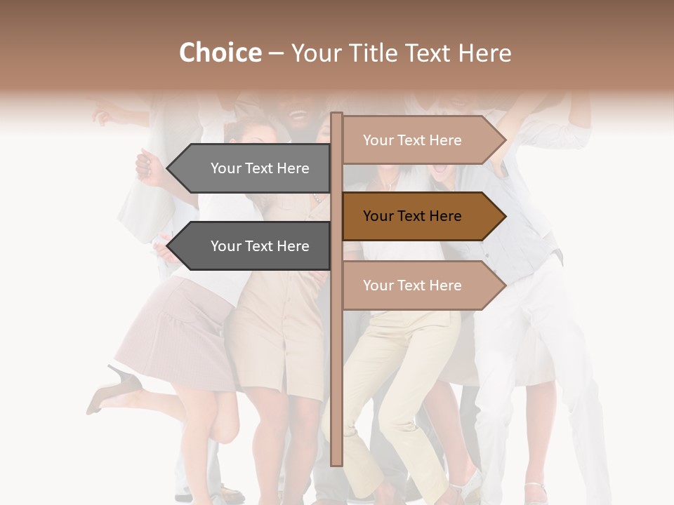 Male Hand Looking PowerPoint Template
