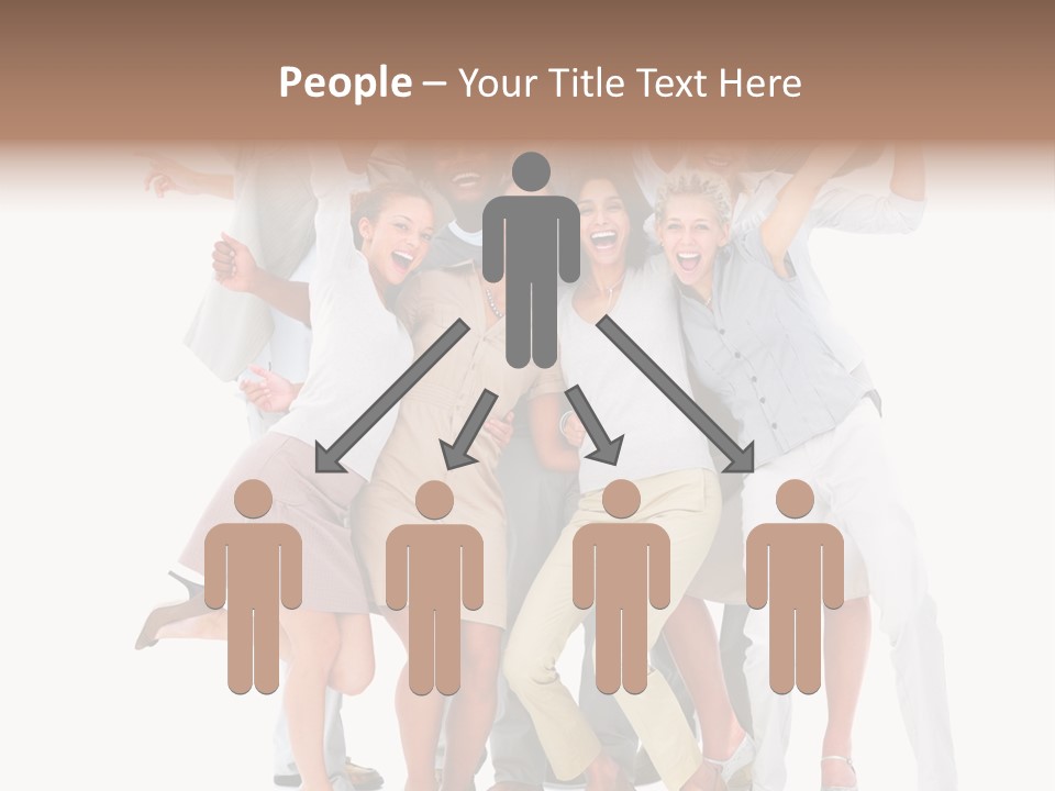 Male Hand Looking PowerPoint Template