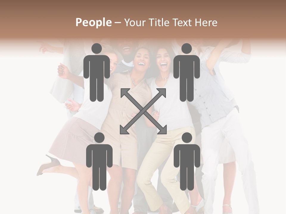 Male Hand Looking PowerPoint Template