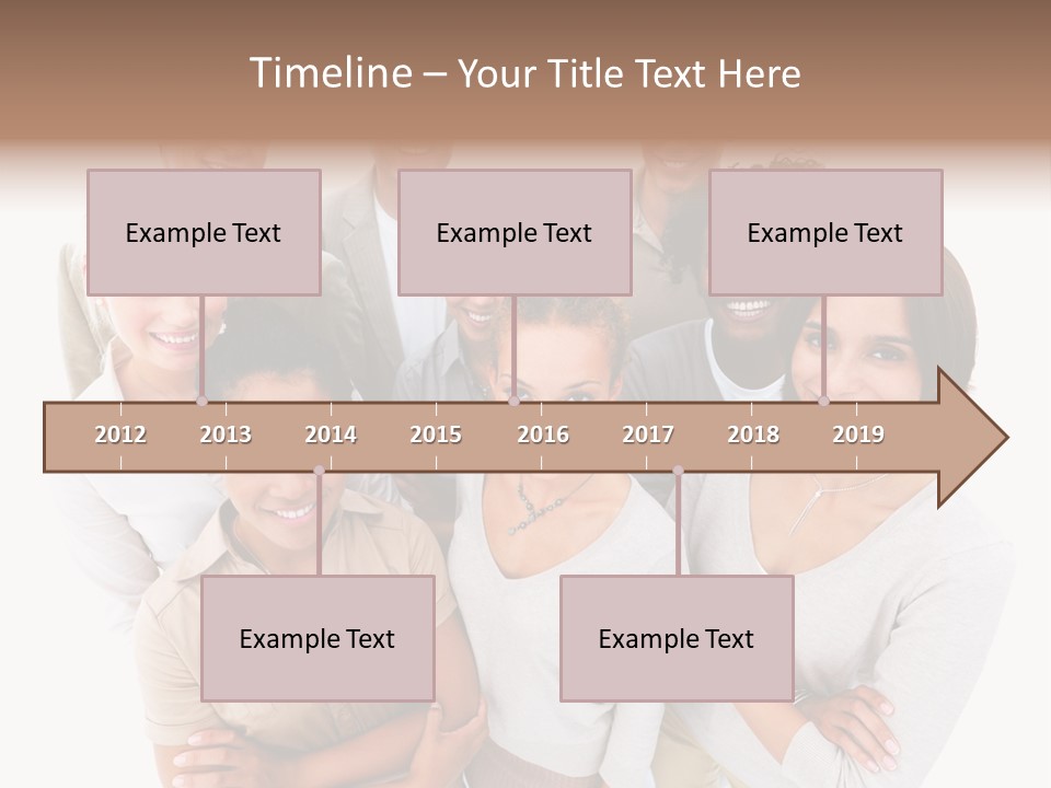 Plants Blue Sunflower PowerPoint Template