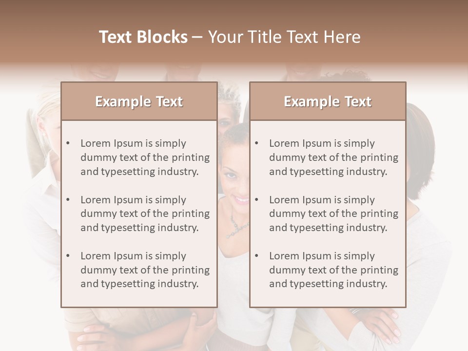 Plants Blue Sunflower PowerPoint Template