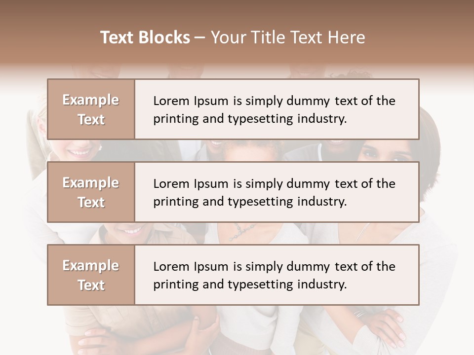 Plants Blue Sunflower PowerPoint Template