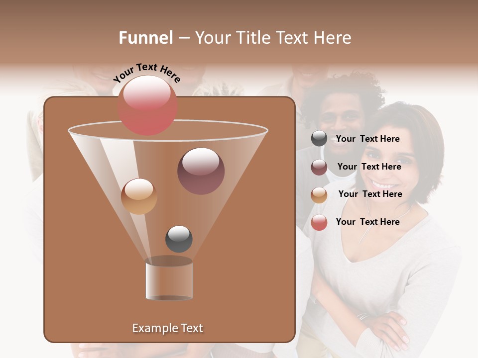 Plants Blue Sunflower PowerPoint Template