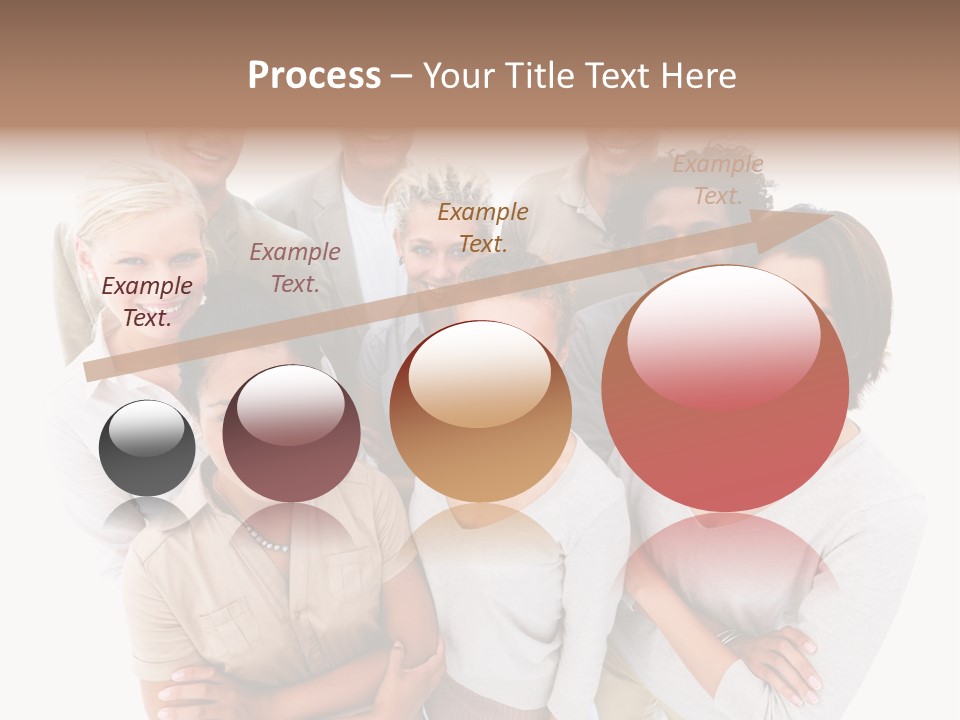 Plants Blue Sunflower PowerPoint Template