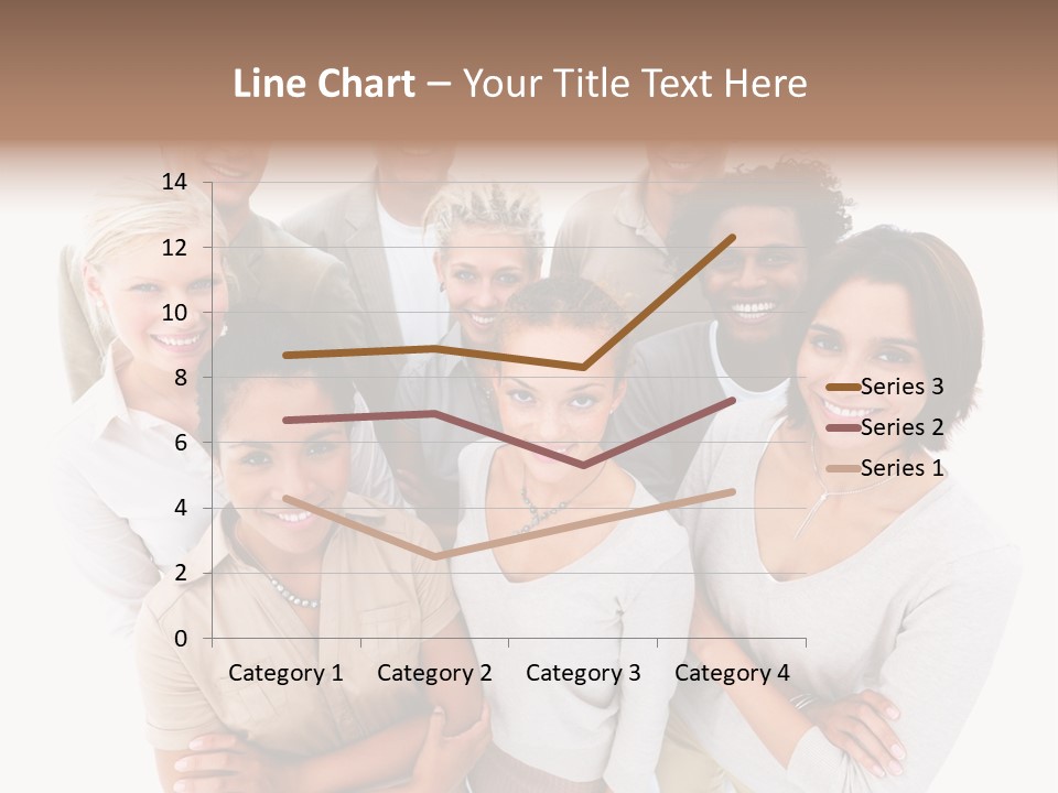 Plants Blue Sunflower PowerPoint Template