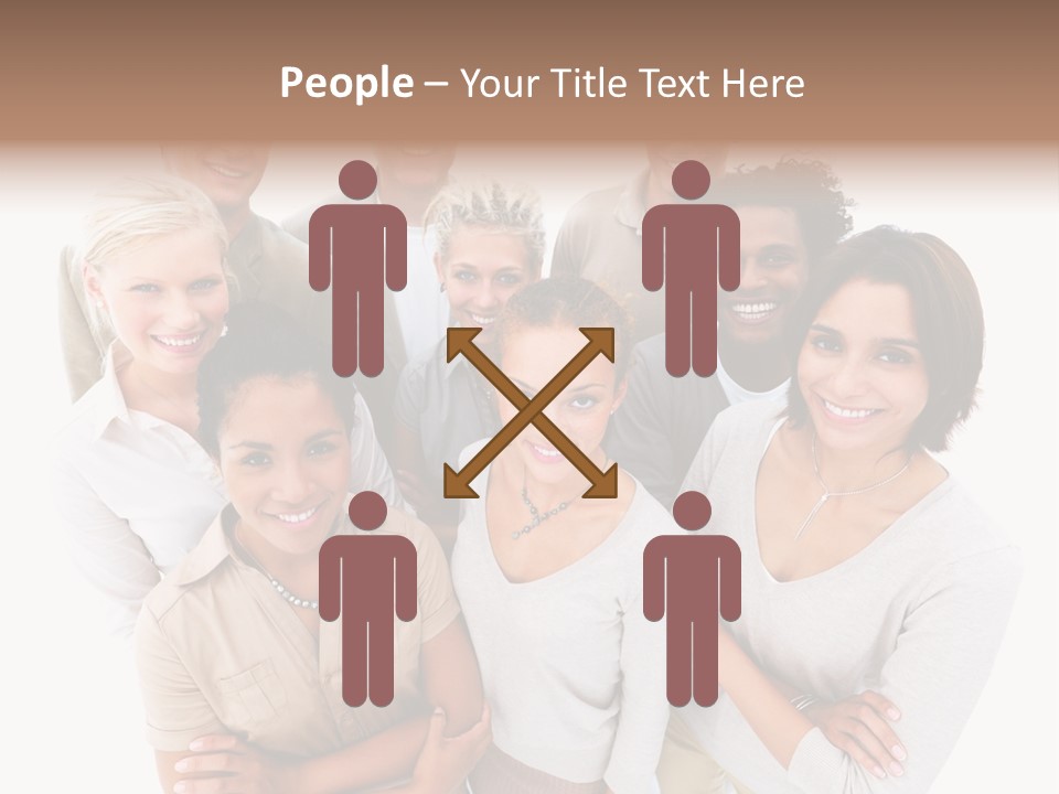 Plants Blue Sunflower PowerPoint Template