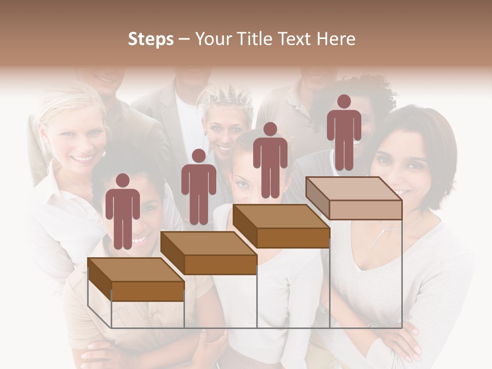 Plants Blue Sunflower PowerPoint Template