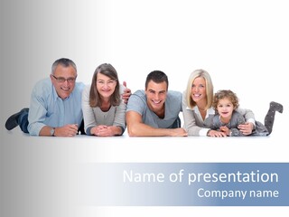 Hair Girls Guy PowerPoint Template