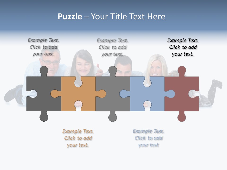 Hair Girls Guy PowerPoint Template