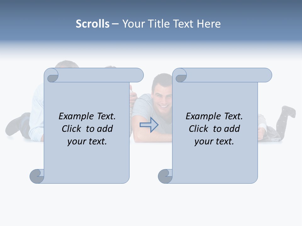 Hair Girls Guy PowerPoint Template