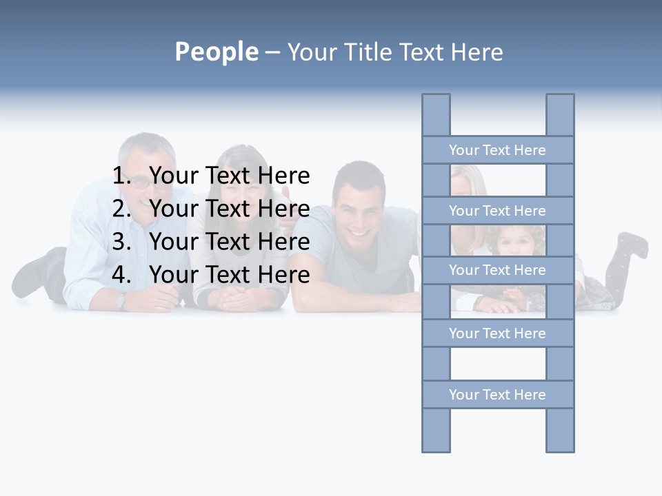Hair Girls Guy PowerPoint Template