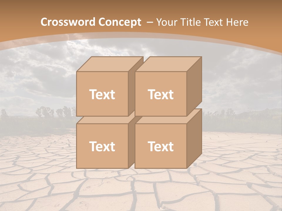 Stormy Waterless Rainy PowerPoint Template