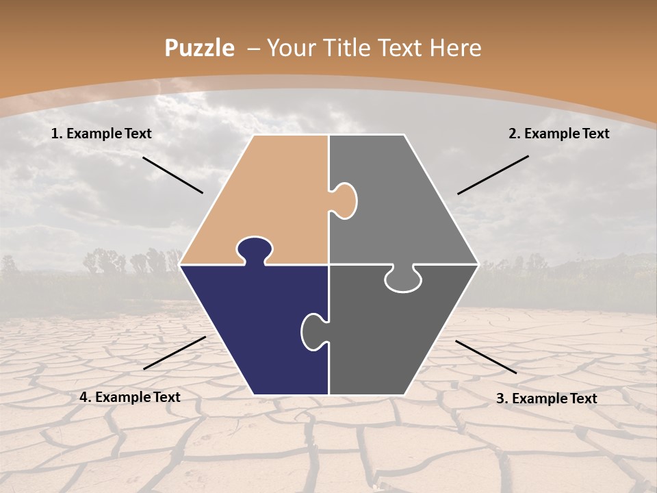 Stormy Waterless Rainy PowerPoint Template