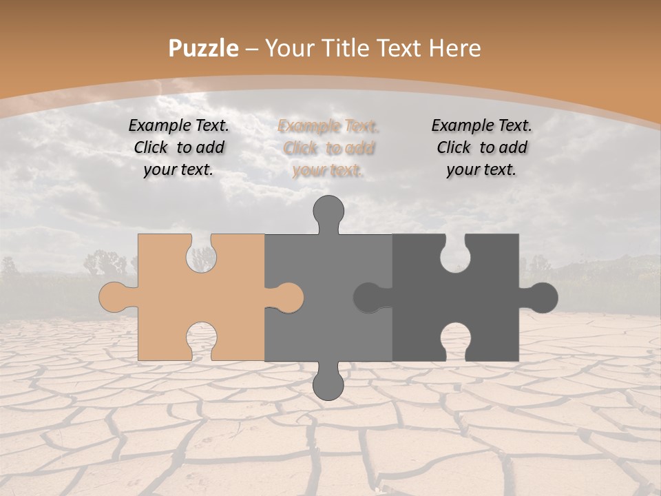 Stormy Waterless Rainy PowerPoint Template