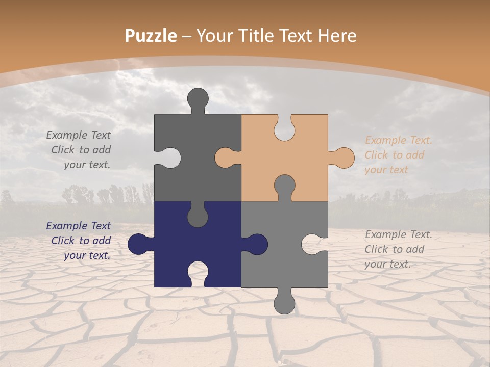 Stormy Waterless Rainy PowerPoint Template