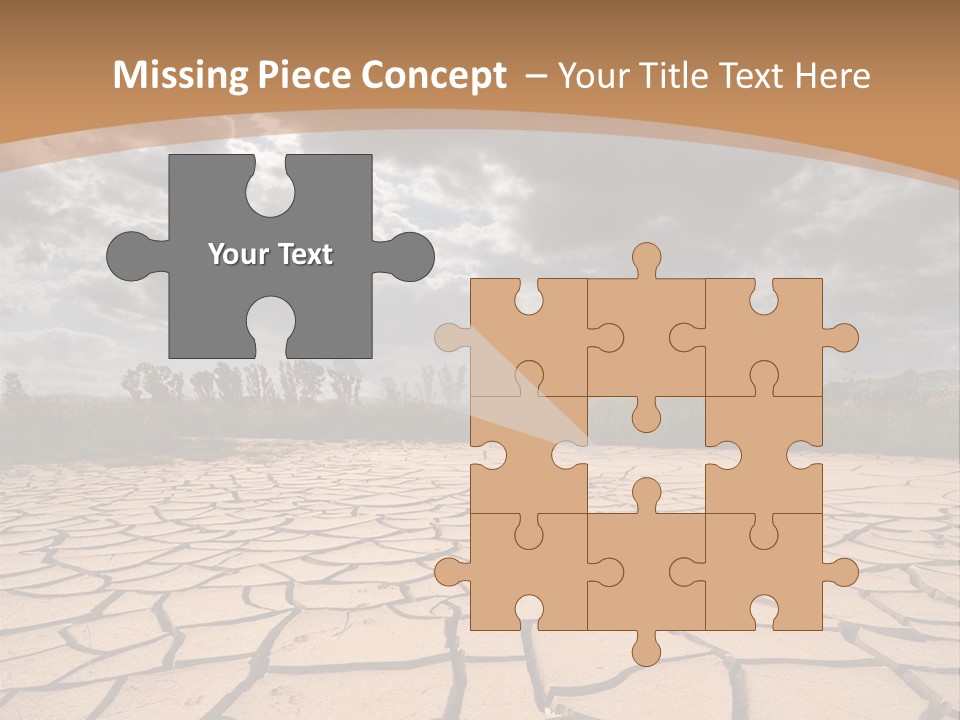 Stormy Waterless Rainy PowerPoint Template