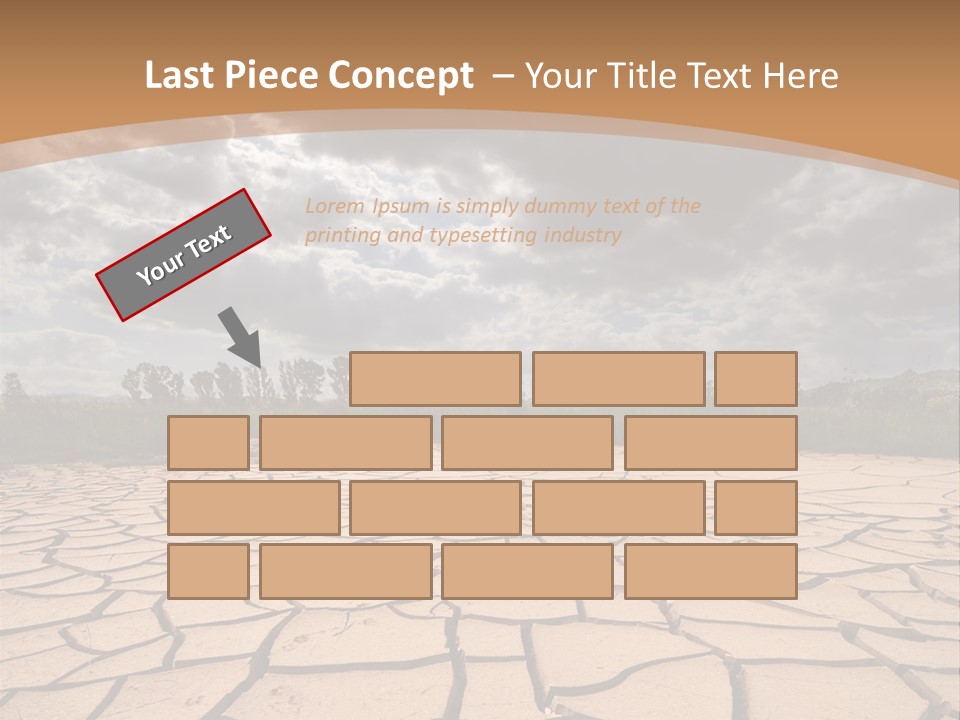 Stormy Waterless Rainy PowerPoint Template