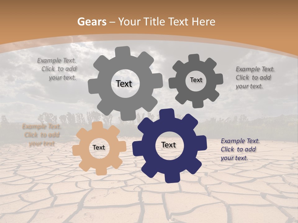 Stormy Waterless Rainy PowerPoint Template