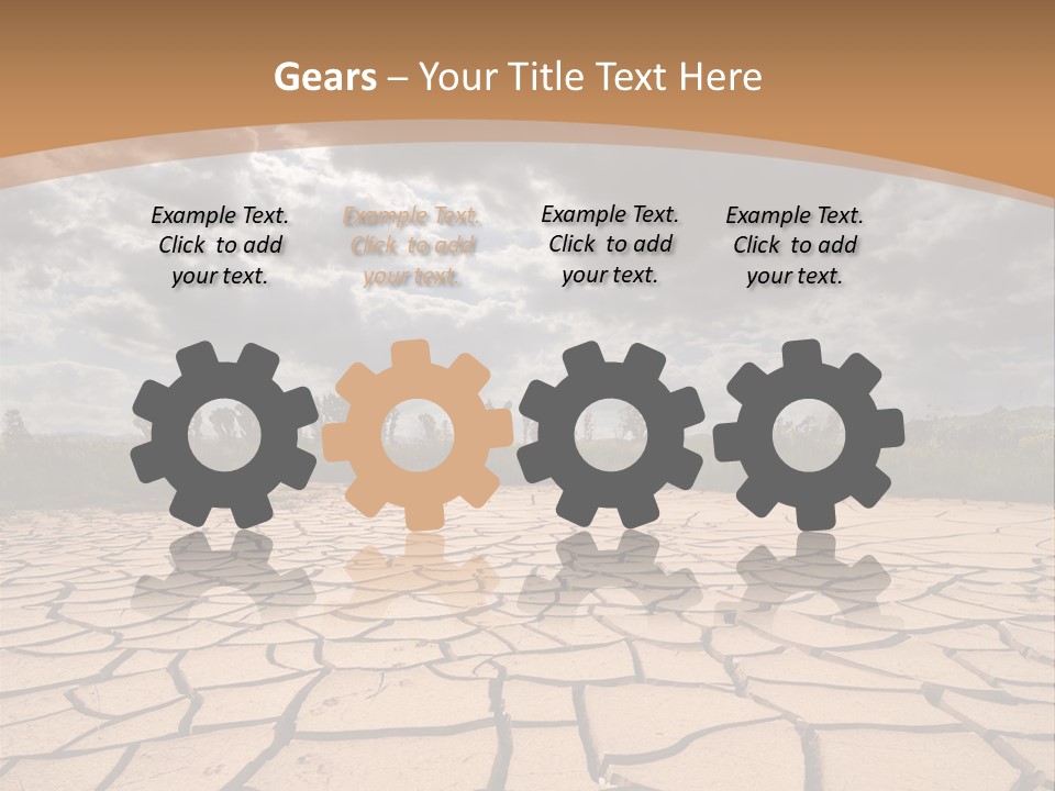 Stormy Waterless Rainy PowerPoint Template