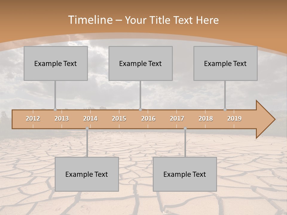 Stormy Waterless Rainy PowerPoint Template
