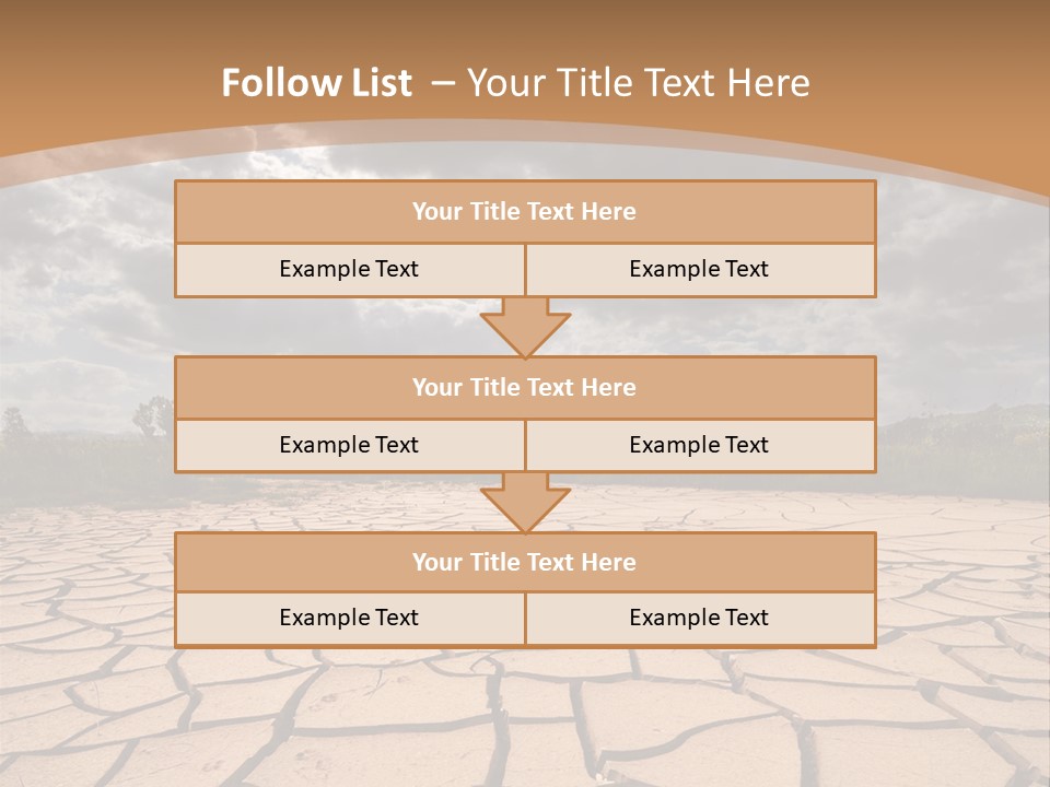 Stormy Waterless Rainy PowerPoint Template