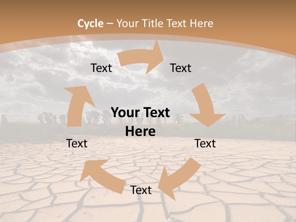 Stormy Waterless Rainy PowerPoint Template