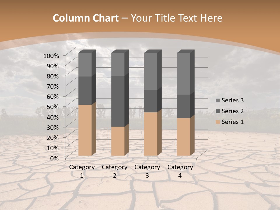 Stormy Waterless Rainy PowerPoint Template