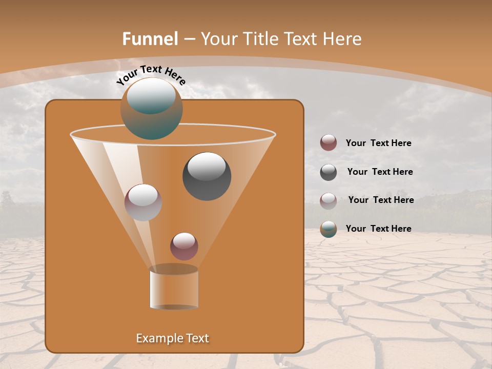 Stormy Waterless Rainy PowerPoint Template