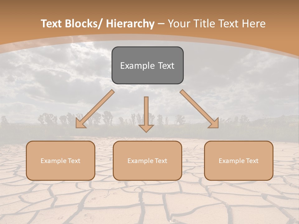 Stormy Waterless Rainy PowerPoint Template