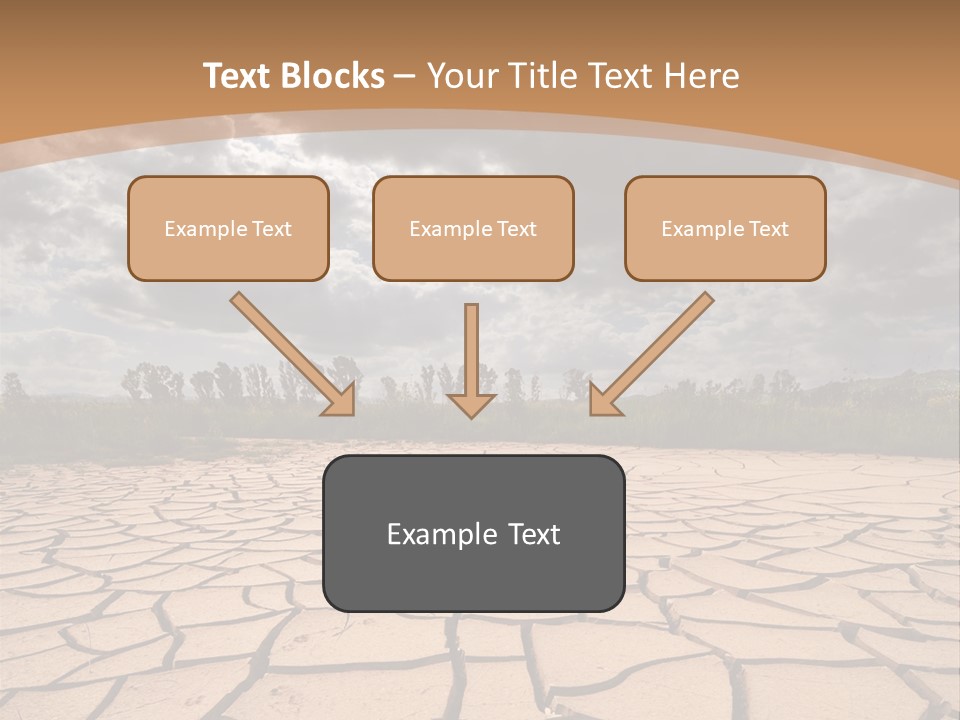 Stormy Waterless Rainy PowerPoint Template