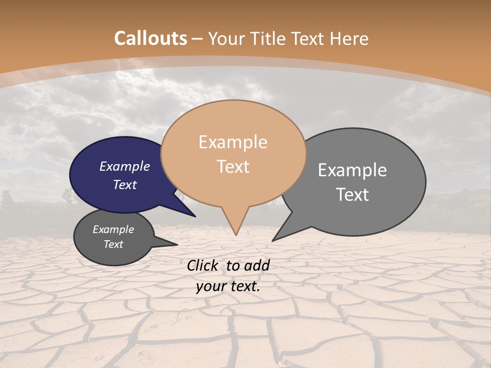 Stormy Waterless Rainy PowerPoint Template