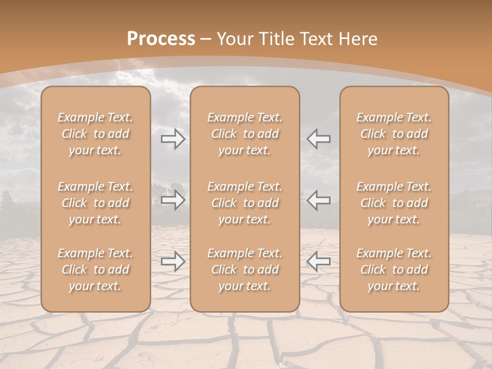 Stormy Waterless Rainy PowerPoint Template