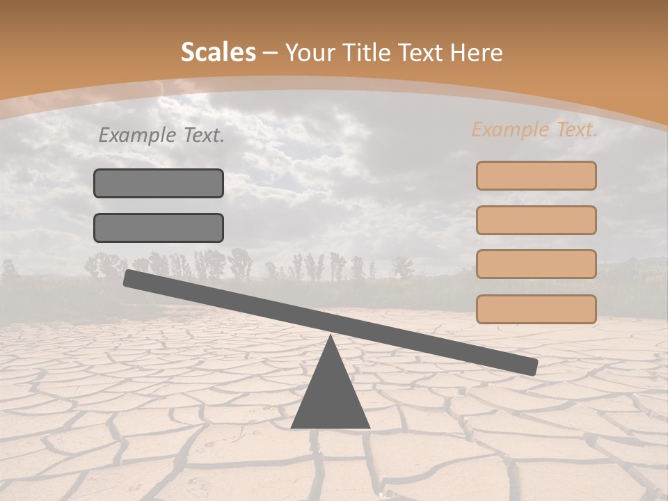 Stormy Waterless Rainy PowerPoint Template