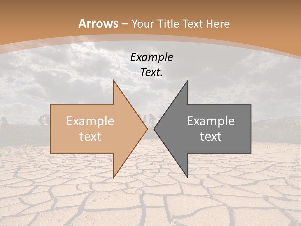 Stormy Waterless Rainy PowerPoint Template