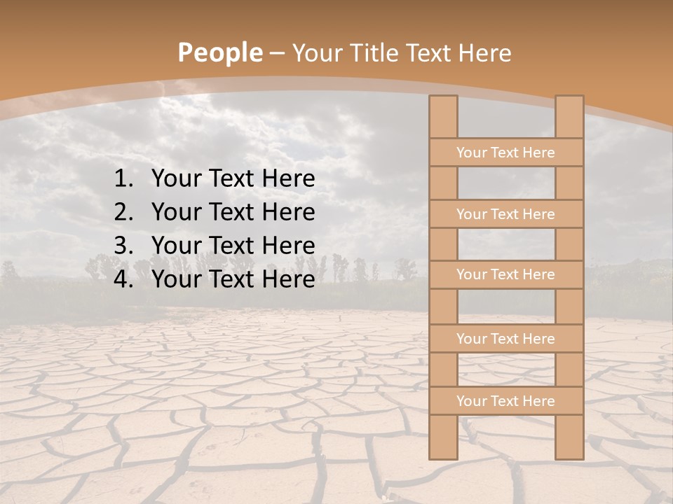 Stormy Waterless Rainy PowerPoint Template