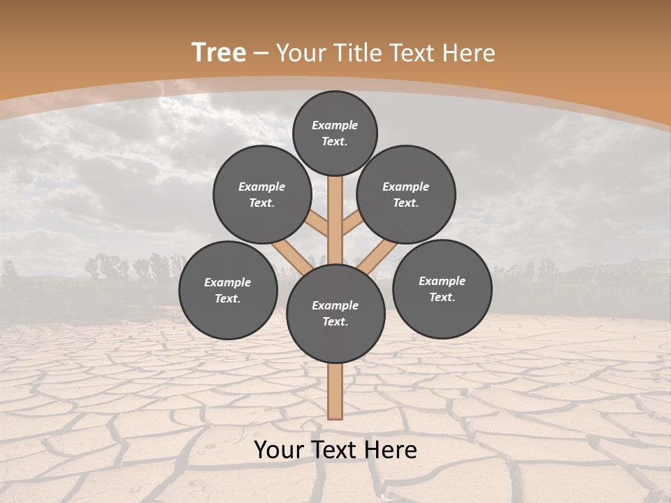 Stormy Waterless Rainy PowerPoint Template