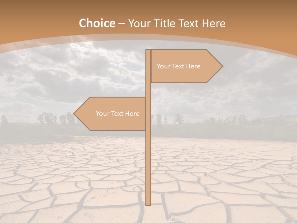 Stormy Waterless Rainy PowerPoint Template